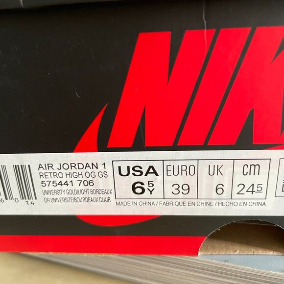 Air Jordan 1 Rretro High OG GS "Brotherhood" - Youth 6.5 Women 8 with box - Picture 7 of 15